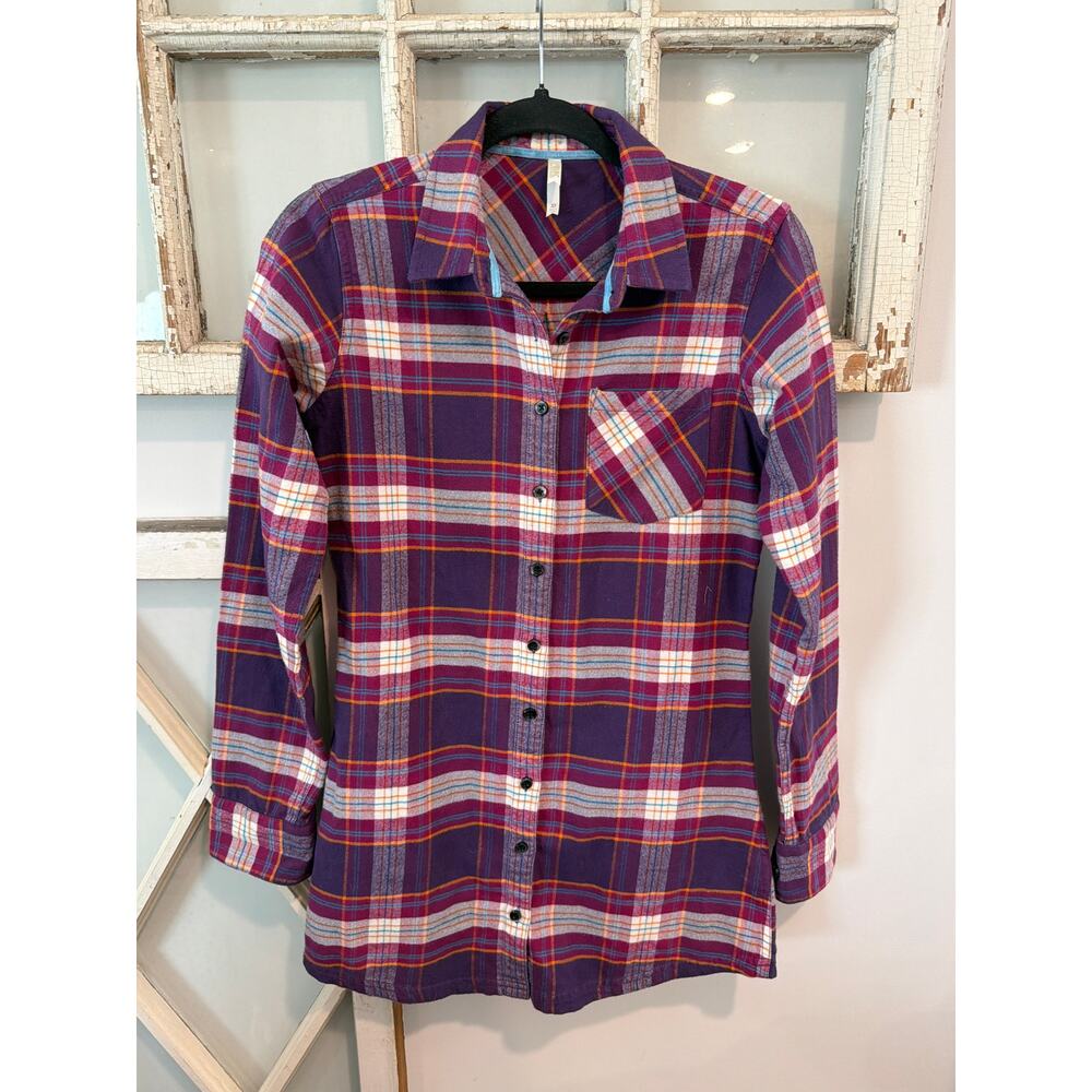 Mountain Khakis women’s XS long plaid flannel shirt